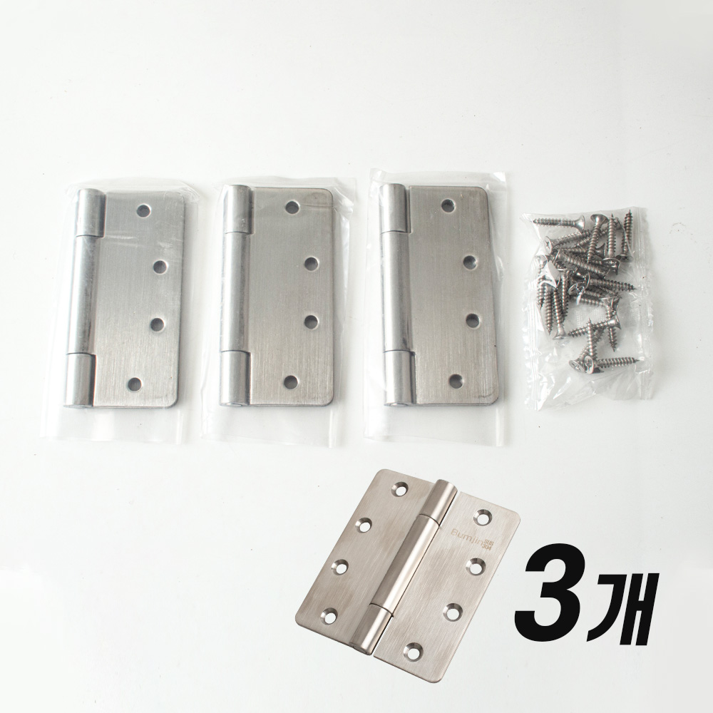 [철물인] 범진 방문경첩 4035(K3) 스텐 SUS304 헤어라인 4인치 15,390원