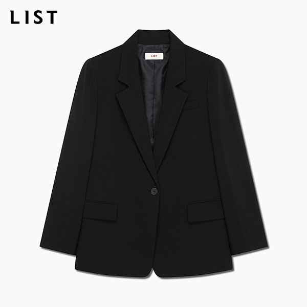 [국내백화점] 리스트 여성 테일러드 원버튼 싱글 자켓 오피스룩 정장 221,040원