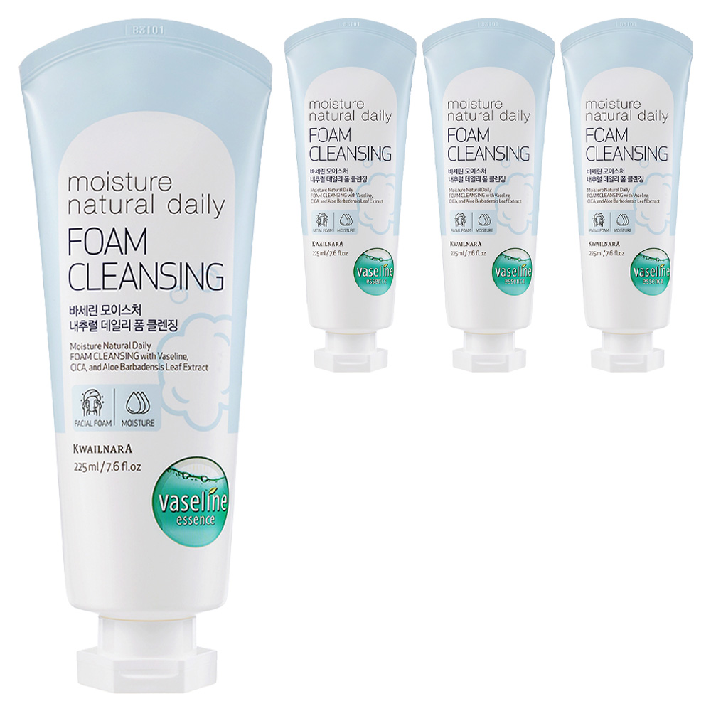 바세린 내추럴 클렌징폼, 4개, 225ml 12,780원