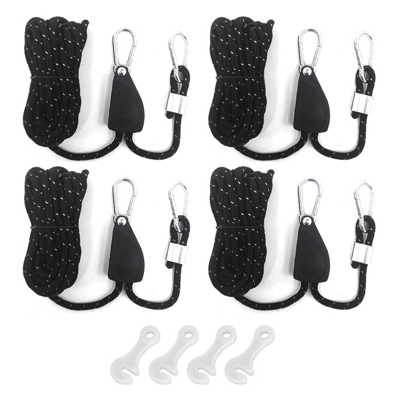 캠프웨이 로프라쳇 4p + 스트링4p + 야광라인훅 4p 18,800원