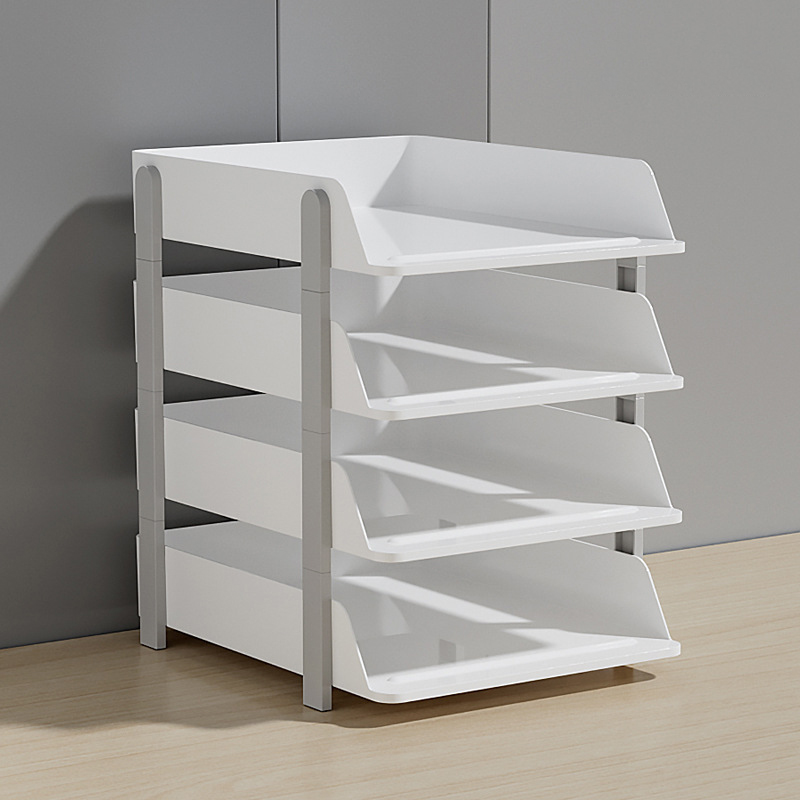 레디박스 오픈형 데스크 파일 서류정리함, 4단, 그레이 19,700원