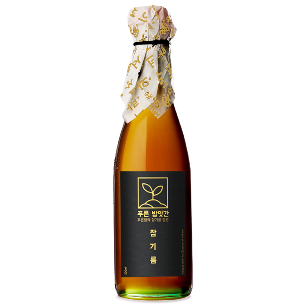 푸른방앗간 저온압착 통참깨 참기름, 1개, 300ml 10,900원