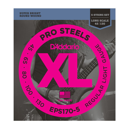 다다리오 베이스 기타스트링 5현 EPS170-5  Pro Steel 45-130 37,900원