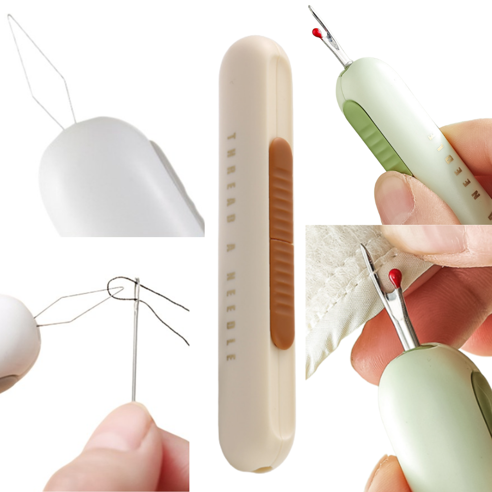 프라홈 3IN1 멀티 바늘꿰기 실밥커팅 리퍼 실뜨개, 1개, 베이지 6,000원