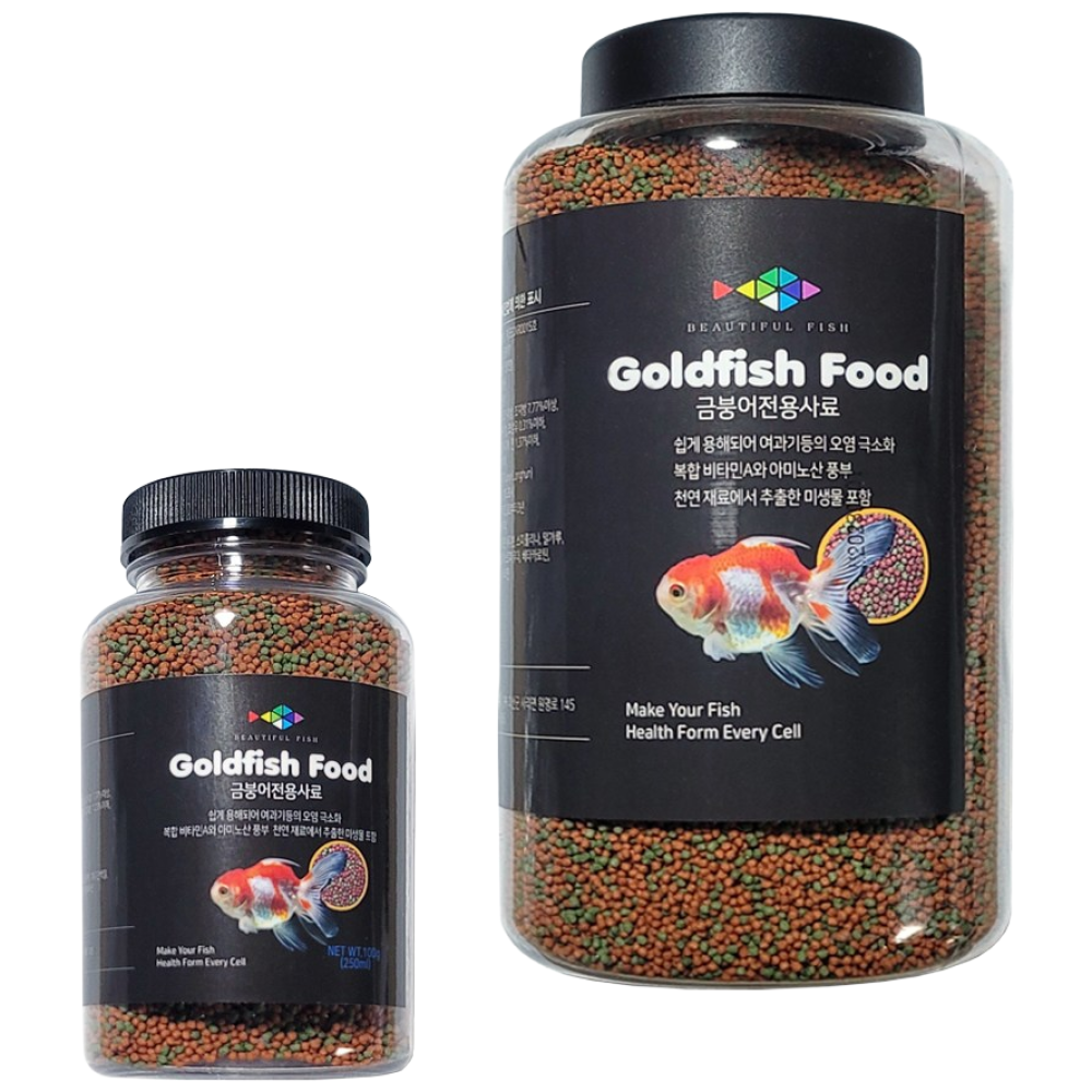 레인보우 금붕어사료 1000ml+250ml 각1개 11,000원