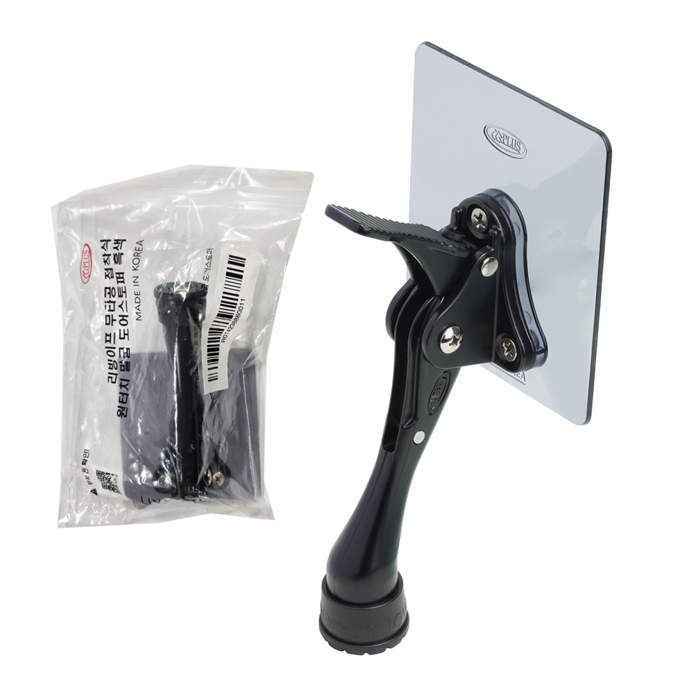 리빙이프 무타공 페달식 도어스토퍼 흑색 7,800원