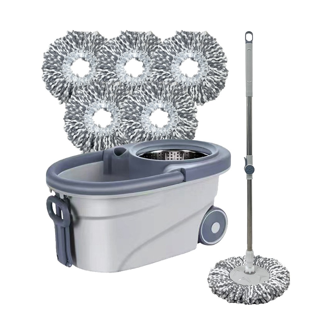 에코쓱싹 회오리 물걸레 청소기 세척 탈수통 + 밀대봉 + 극세사 걸레 5개입, 1세트 ECO-1903 27,490원