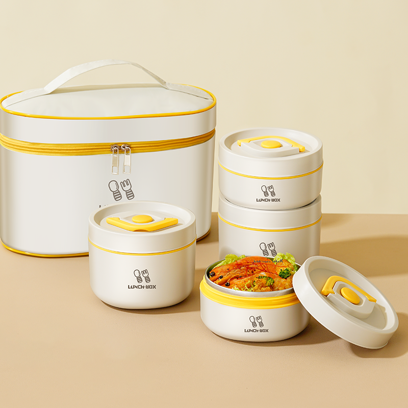 피크르 304 스테인리스 보온도시락통 전자레인지 적용 2단 3단 4단 휴대용가방 포함, 현재가 22,800원