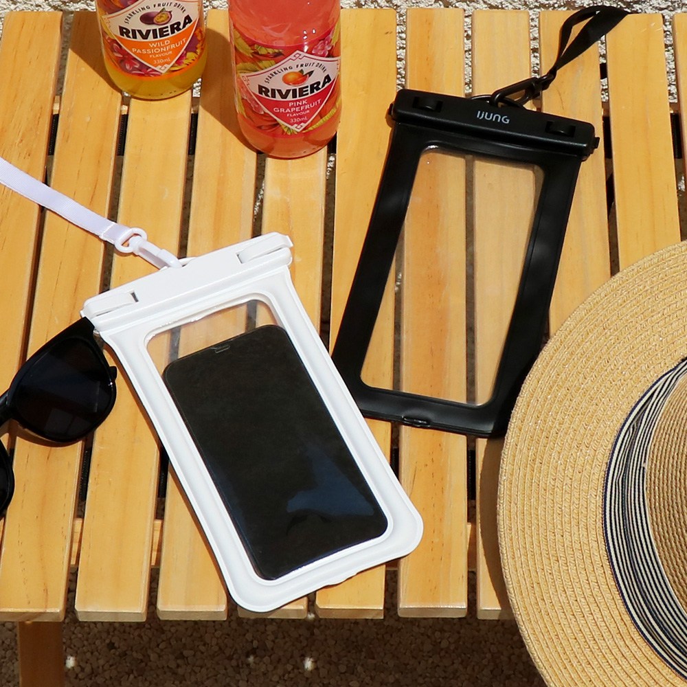 1+1 아이정 IPX8등급 4중잠금 핸드폰 스마트폰 에어튜브 방수팩 대형 23,300원