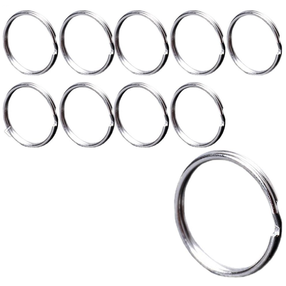 열쇠고리링 집 키 자동차 키홀더, 실버 35mm 10개, 1세트 4,610원