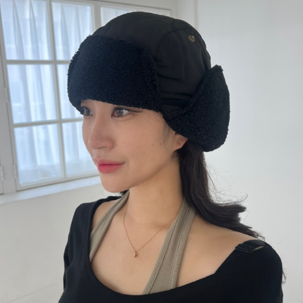 디베일 패딩 귀달이 군밤모자 겨울 털 트루퍼햇 방한모 남녀공용 24,000원