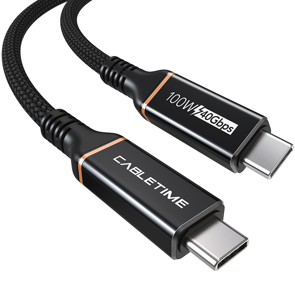 케이블타임 USB4 Gen3 썬더볼트4 지원 40Gbps 8K C타입-C타입 케이블 CU40 19,900원