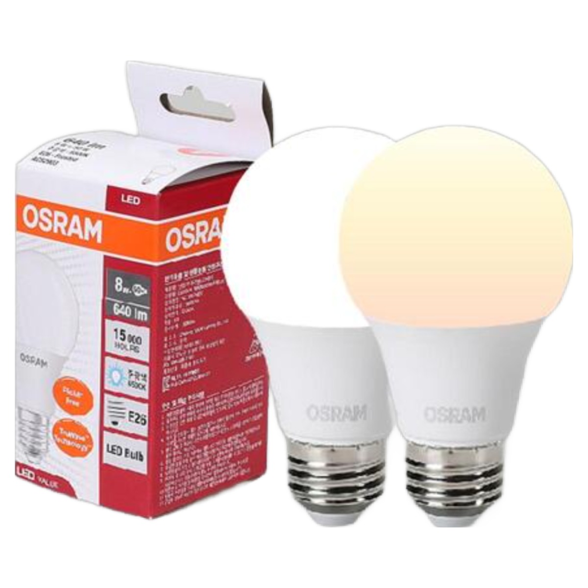 오스람 LED 1등급 벌브 스틱 전구 8W 9W 10W 12W 13.5W 18W 플리커프리 주광 전구 주백색 2,800원