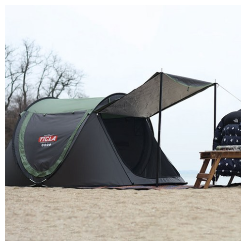 빈슨메시프 티클라 원터치 캐노피 텐트 오페라스위트 + 폴대2p 84,260원