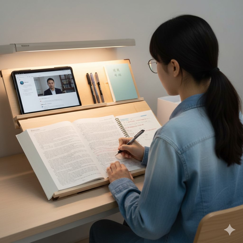 위즈독서대 루미60 필기겸용 2단독서대 60M2 원목 책받침대 북스탠드 책거치대 41,900원