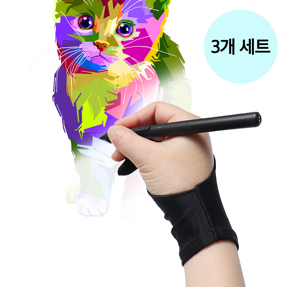 코욜하우키 [ 3개 세트 ] 와콤 타블렛 드로잉 장갑 아이패드 갤럭시탭 태블릿 스케치 드로잉장갑 8,900원