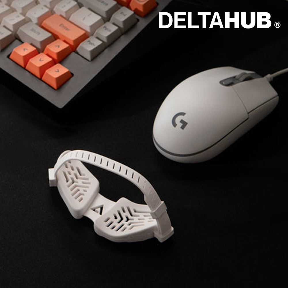 (인체공학설계)델타허브 카르피오 G2.0 마우스 손목 받침대 보호대, 블랙, 1개 62,000원