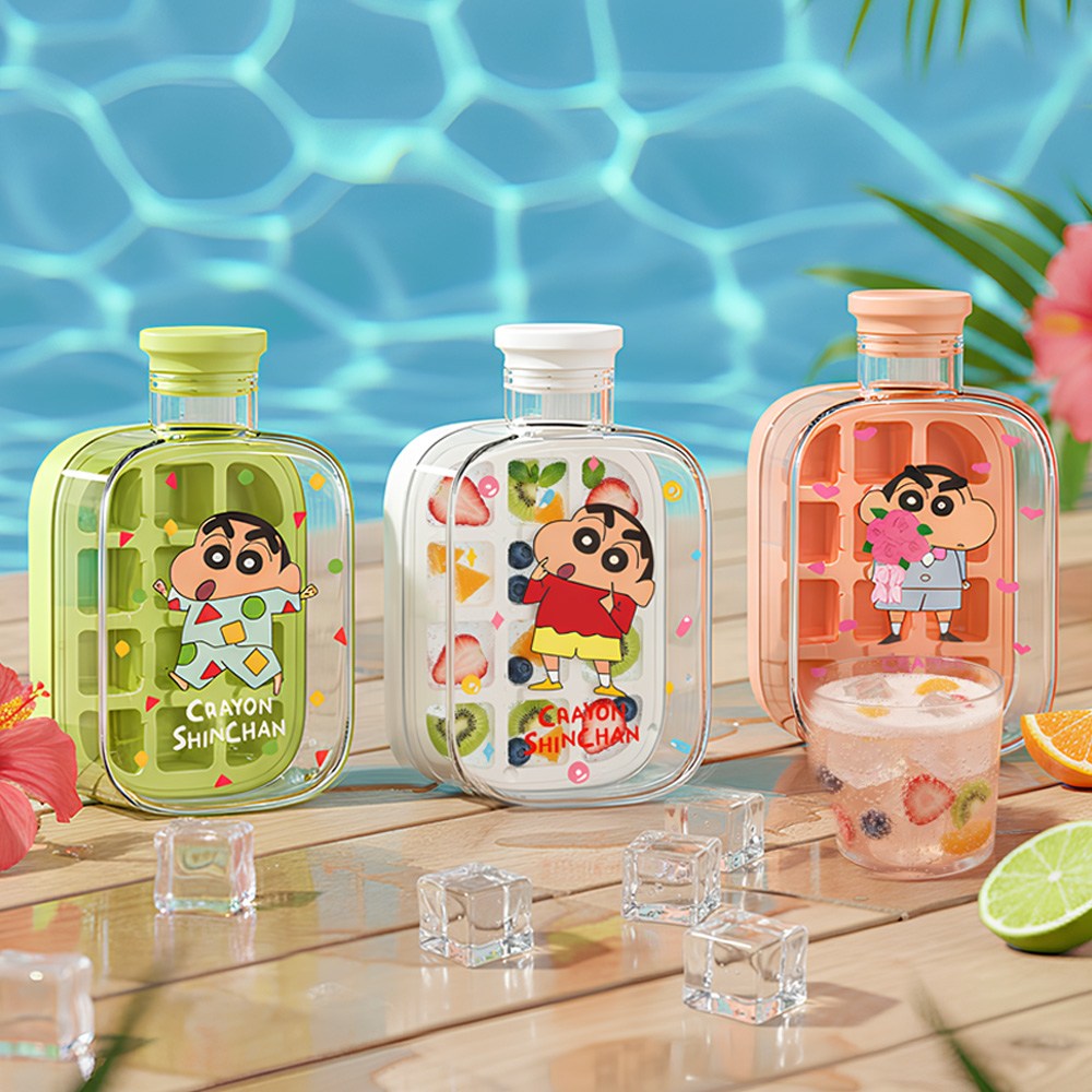 짱구 공식라이센스 얼음틀 텀블러, 1세트, 핑크, 현재가 14,900원