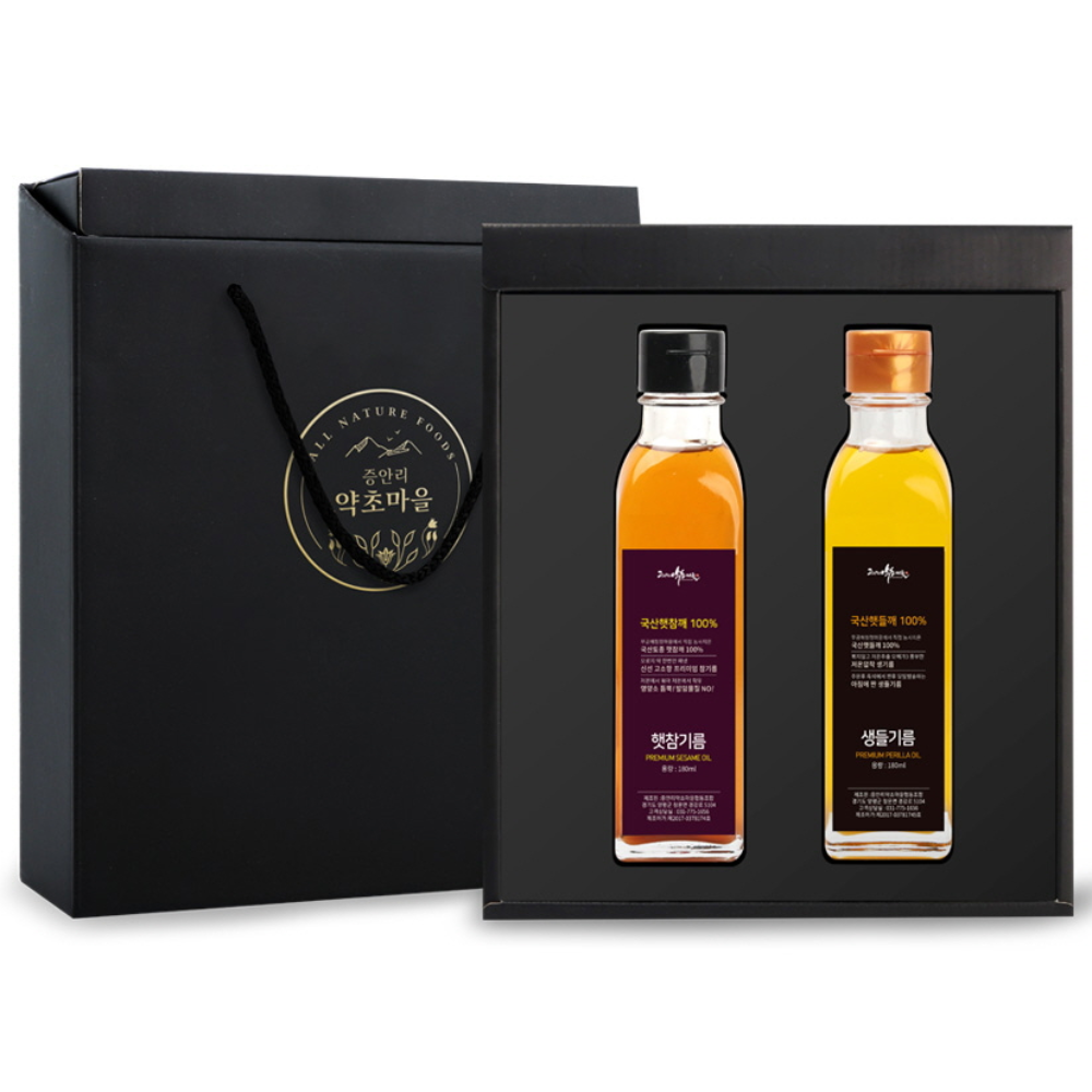 약초마을 프리미엄 참기름 2종,3종 선물세트 32,280원