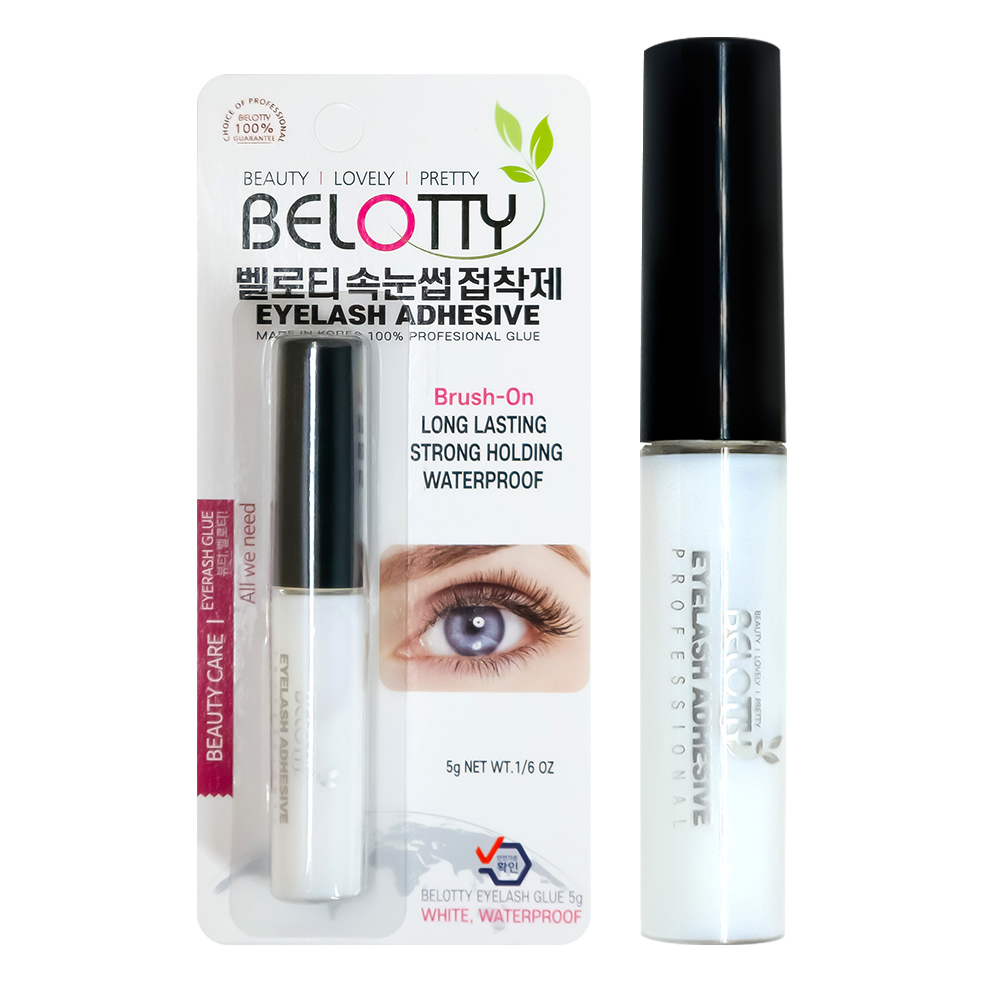 벨로티 저자극 브러쉬타입 속눈썹 글루, 1개, 화이트 5,100원