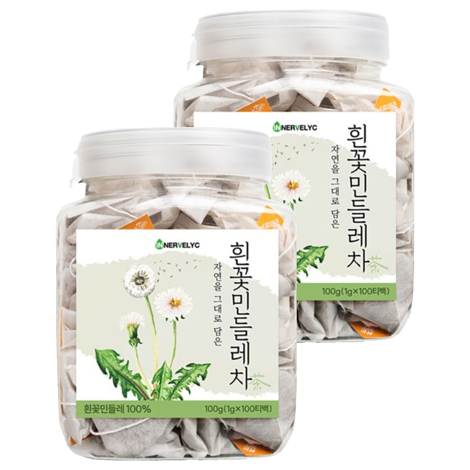 이너블릭 흰민들레 티백차, 1g, 100개입, 2개 28,130원