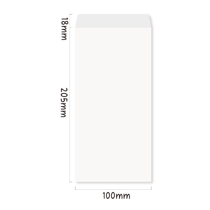 우진문화사 16절 무지 소봉투 100g 100 x 205mm 1000매, 1000매 18,000원