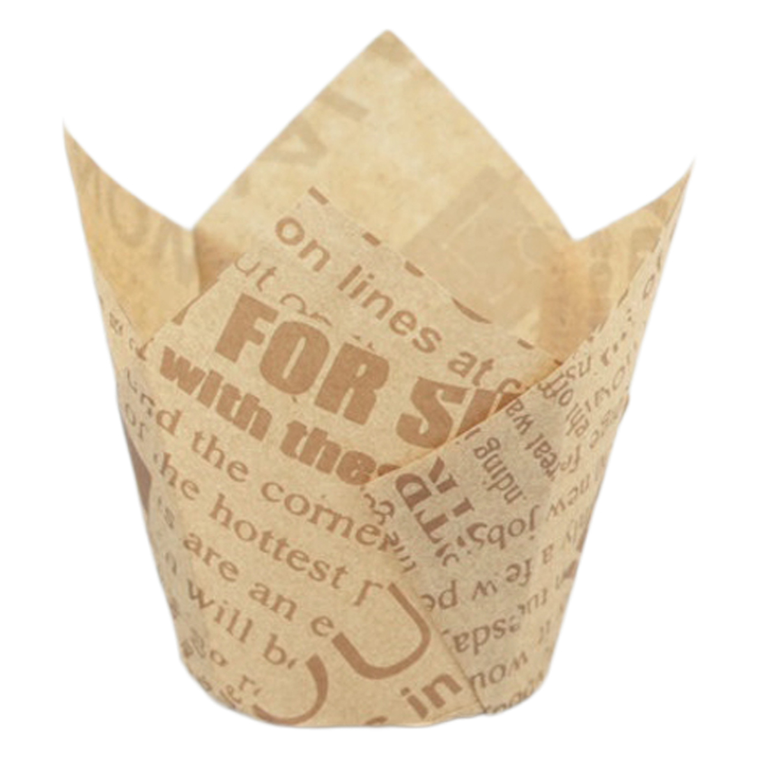 천운패키지 튤립컵 200p, 크라프트, 1세트 14,400원