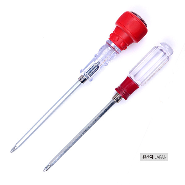 일본산 전공 양용 드라이버 길이 택1 투명 십자 일자 일산 100L 150L 200L 끝 자석 4,750원