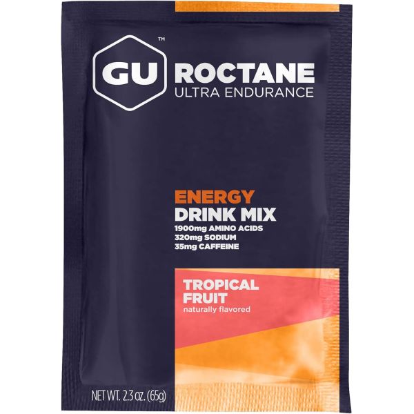 에너지 젤 GU 록테인 울트라 인내력 드링크 믹스 비건 글루텐 프리 코셔 35mg 카페인 유제품 무첨가 어디서든 간편하게 10개입 1세트 싱글 서빙 팩 열대 과일 103,800원