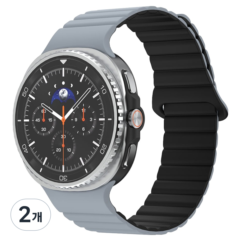 SKY 팔레트 스마트워치 마그네틱 실리콘 스트랩, 더스티 블루, 2개 15,980원