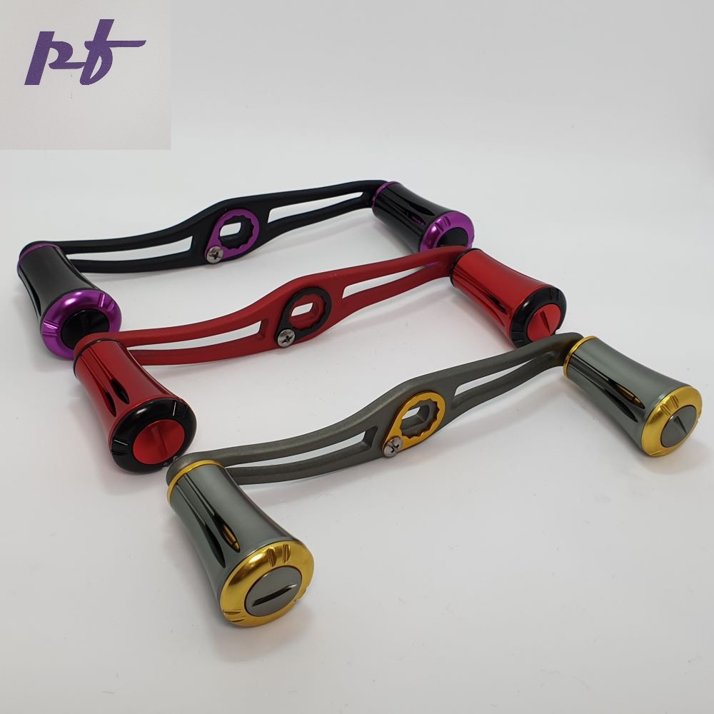 펄피싱 더블핸들 4볼 120mm 배이트릴파워핸들 튜닝핸들 노브 선상 쭈꾸미 다운샷, 3.실버 20,000원