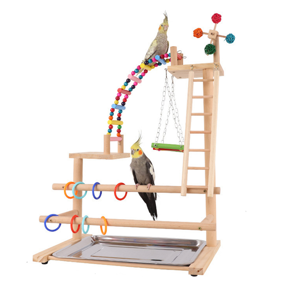 칠시 앵무새 바람개비 놀이터 횃대 대형, 혼합색상, 1개 45,200원