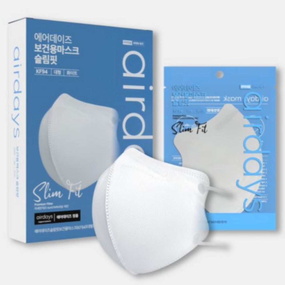 에어데이즈 여름용 슬림핏 KF94 마스크 24,500원