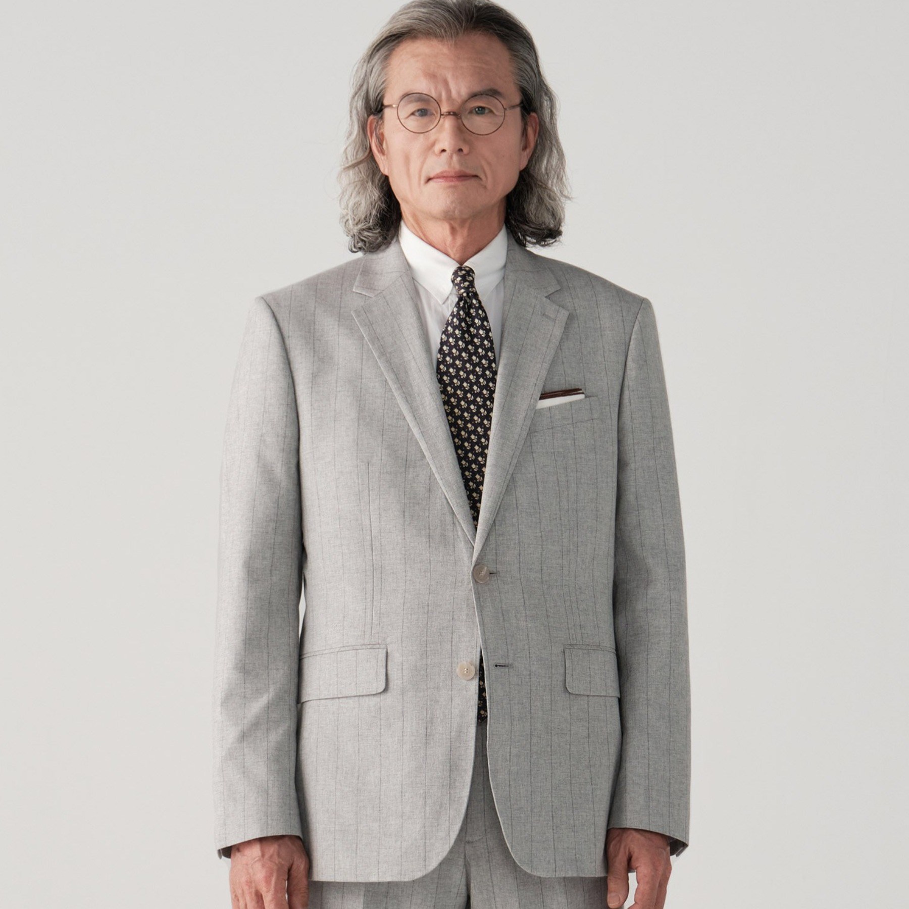 ITALY GUABELLO 울실크 혼방 수트_그레이 (클래식핏)_SSJWB93SET 219,000원