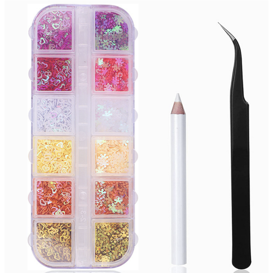 마이뷰티 [셀프 네일 세트] 컬러 네일 파츠+ 네일 핀셋 + 스톤피커 9,400원
