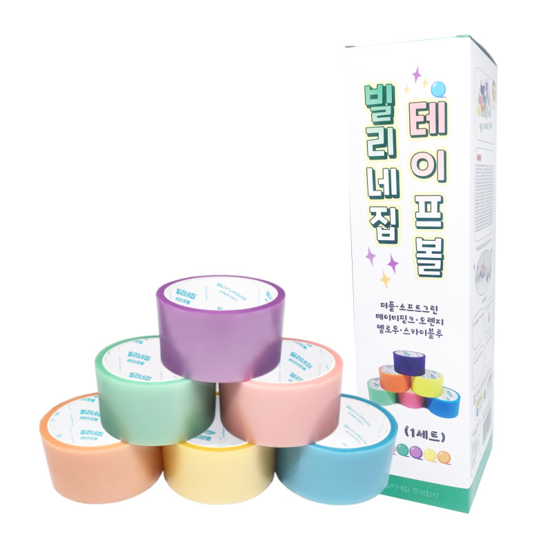 빌리네집 펄 테이프볼 6종 4.8cm x 10m 9,710원