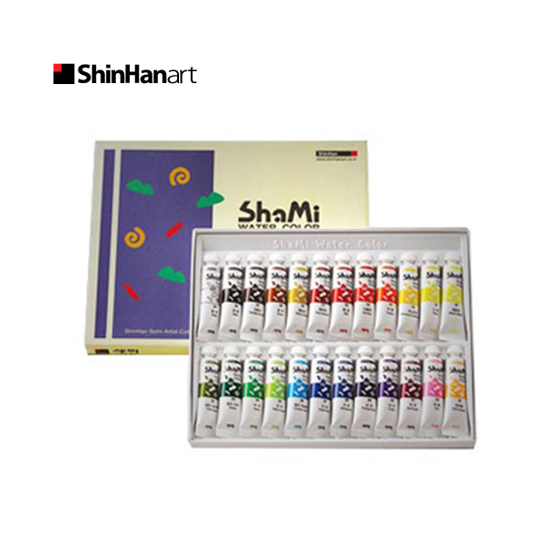 신한 샤미수채물감 24색 10ml, 상세 설명 참조 24,100원