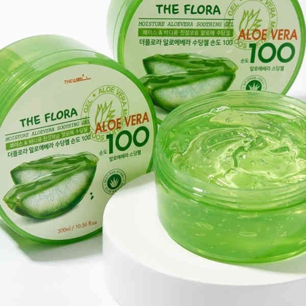 더플로라 알로에베라 수딩젤 순도100 300ml 3개 보습 진정 수분크림 38,300원