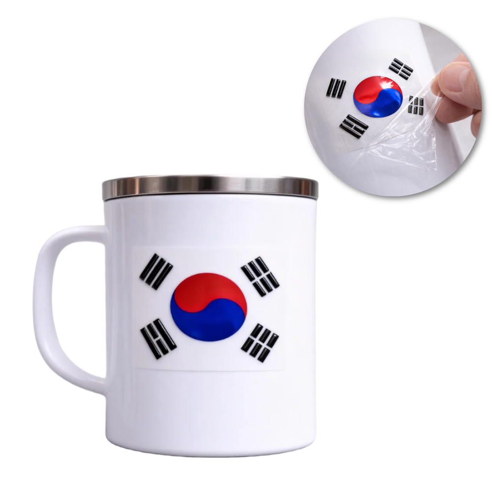 헬스와미 원형 사각형 혼합 한국 국기 태극기 스티커 세트 방수 16,900원