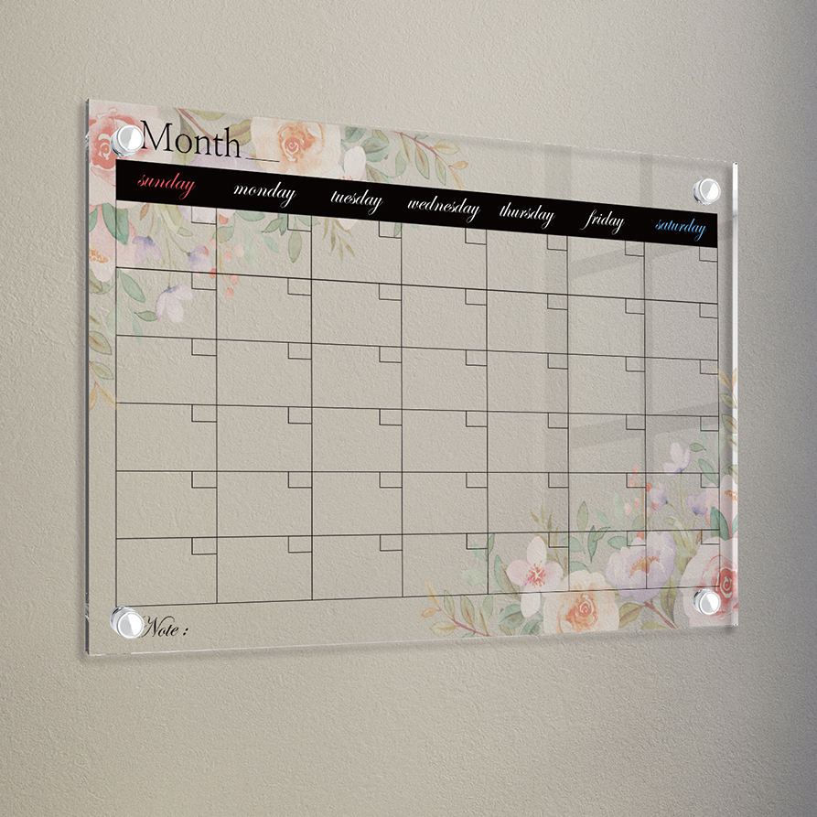 마이보드 다보형 투명유리칠판 플라워부케 투명 화이트 + 고급형 펜받침대 투명, 강화유리 89,000원