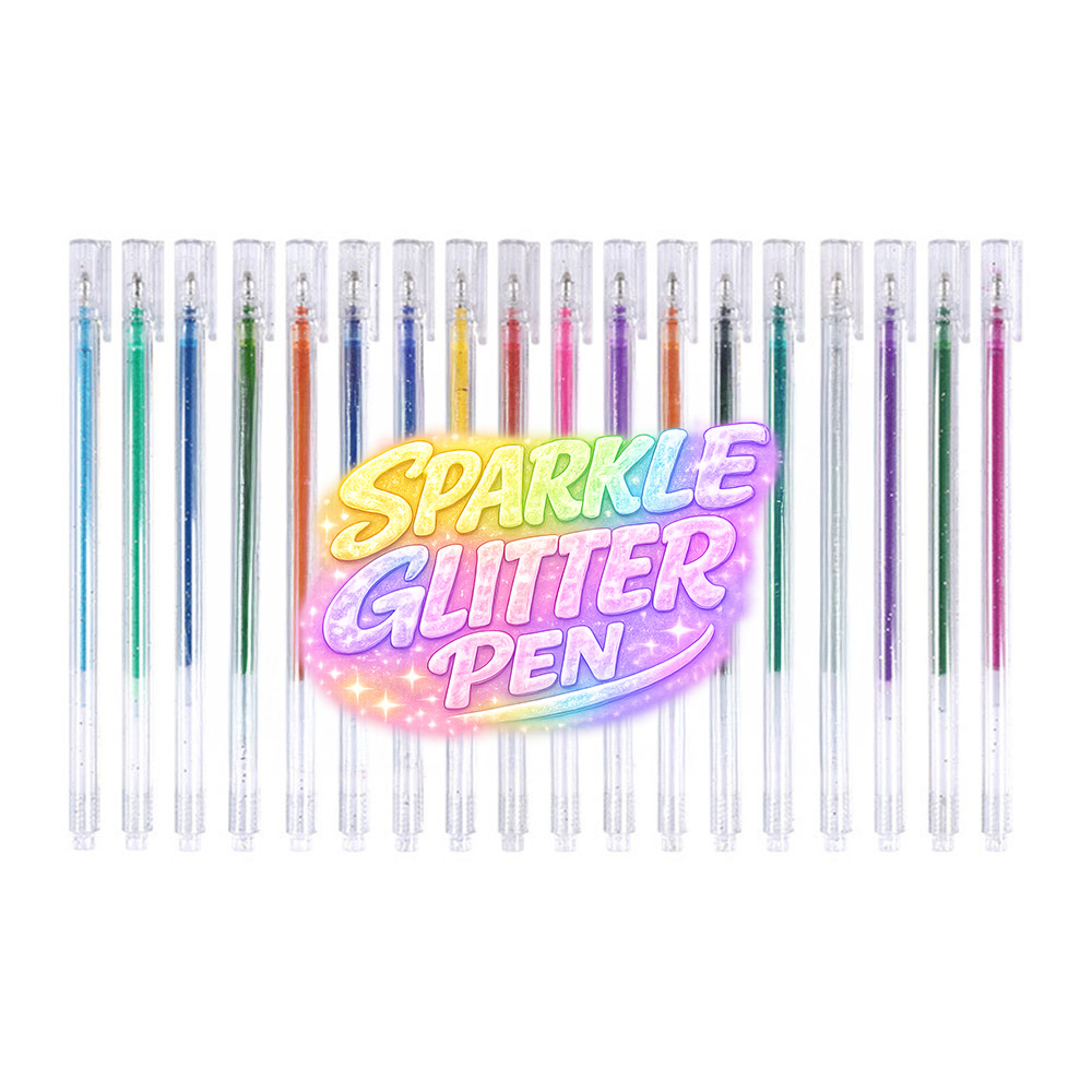 미니플 스파클 글리터 젤펜, 1세트, 12색 9,800원