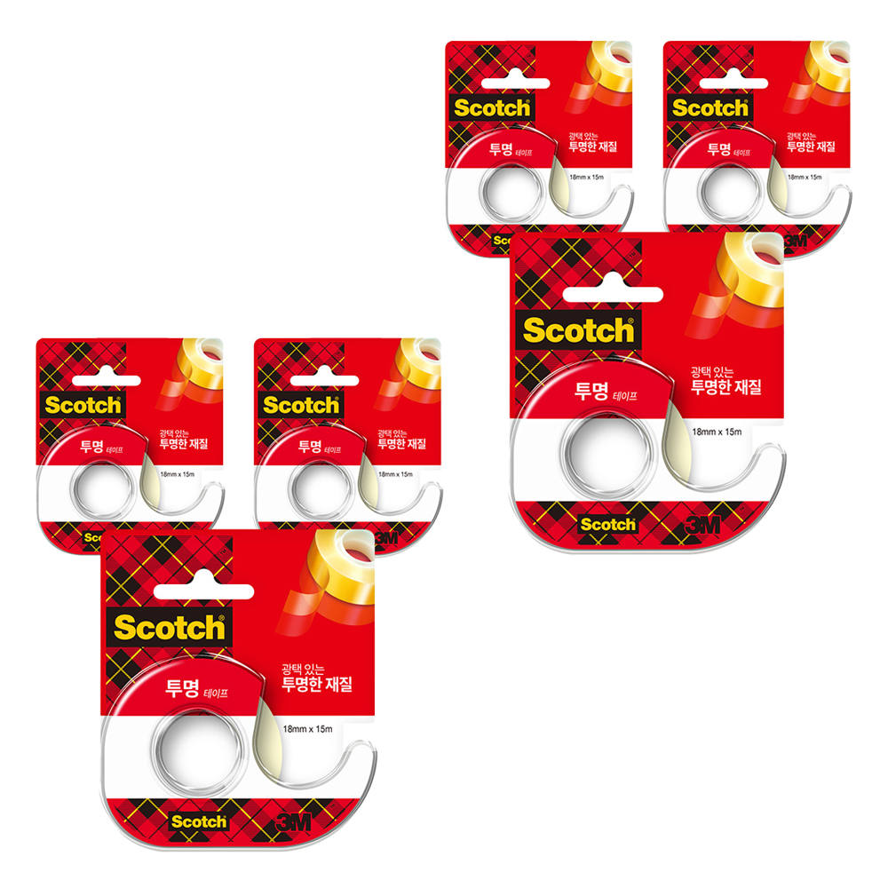 쓰리엠 스카치 투명테이프 581 디스펜서 18mm x 15m 8,500원