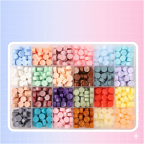 육각 실링왁스 비즈믹스 24색 세트 9,800원