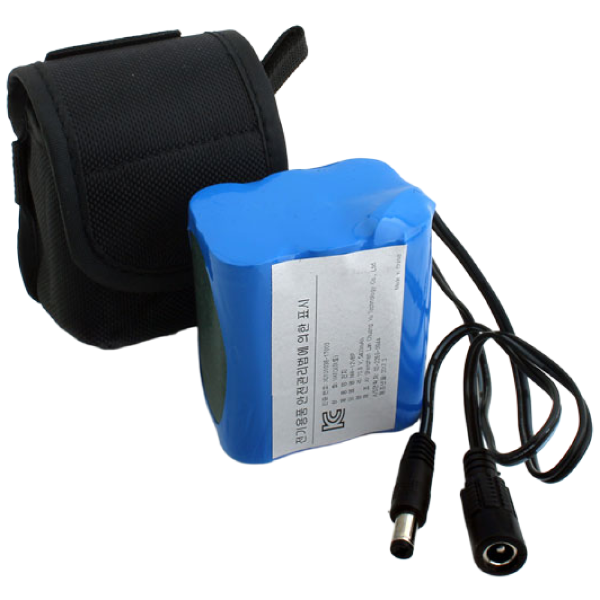 12V 배터리팩 5400mAh 6400mAh 리튬이온충전배터리 5.5mm아답타케이블, 1개, 1개입 65,000원