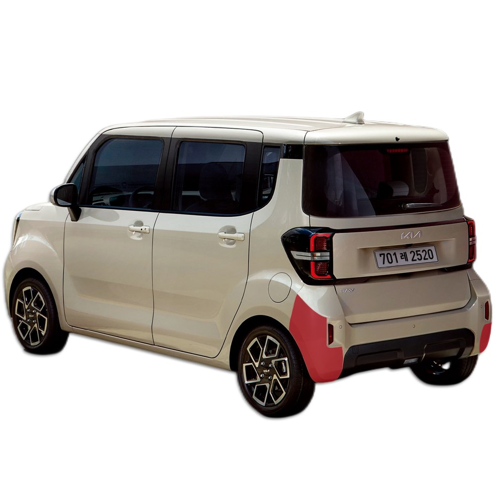 스킨엑스 더 뉴 레이 페이스리프트 (9-10) 리어범퍼사이드 뒷범퍼 PPF 차량보호필름, 1개 30,000원