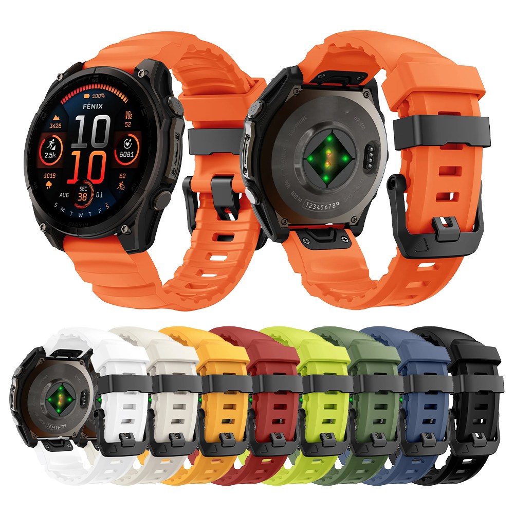 가민 퀵핏 베니스 실리콘 스트랩 22mm 26mm 시계줄 포러너 피닉스 쿼틱스 에픽스, 그레이 14,800원