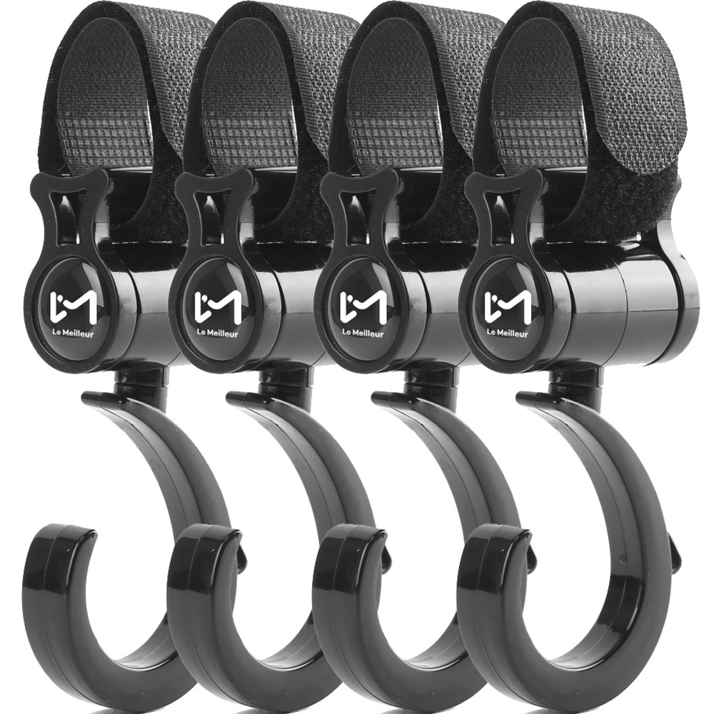 르메이어 다용도 벨크로 유모차 걸이, 블랙, 4개 12,600원