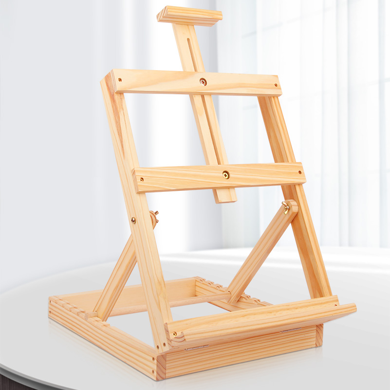 뷔이위이 이젤 접이식 원목 나무 테이블 이젤 미술용품 18,810원