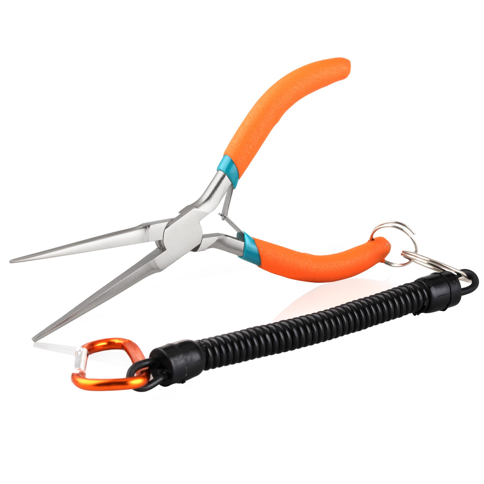 SPEEDWOX 6인치 니들 노즈 플라이어, 좁은 공간에 도달하기 어려운 톱니 모양 가장자리 미니 정밀 와이어 루프 플라이어 포함 손실 방지 랜야드 미니 롱 노즈 플라이어, 1개 11,590원
