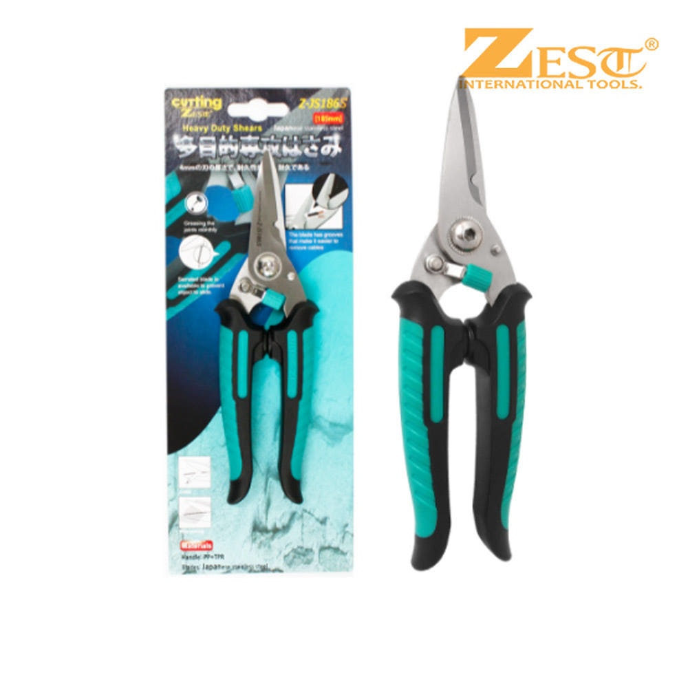 제스트 만능 다목적 스텐 가위 철판가위 Z-JS186S, 1개 8,800원